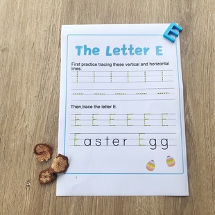 幼儿园儿童26个英文字母描红本练字贴早教控笔训练英语启蒙动画片