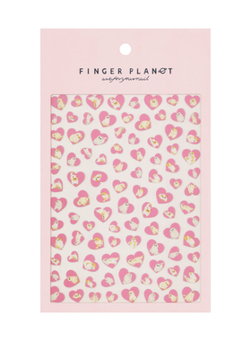 指行星FINGERPLANET美甲贴纸可爱童趣宠物爱心猫咪AXMM000078