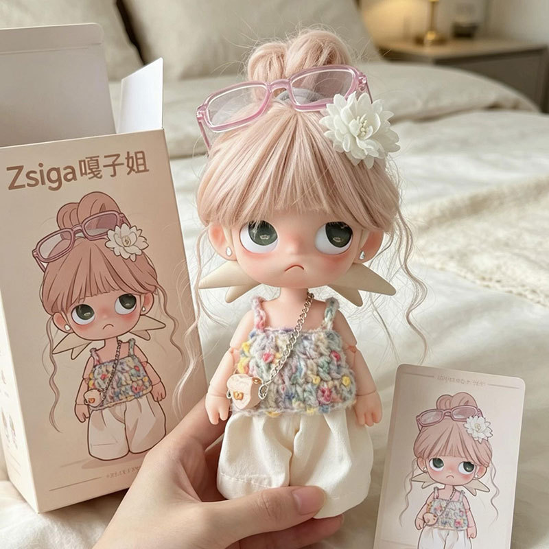 Zsiga1/820cm波点背心娃衣套装