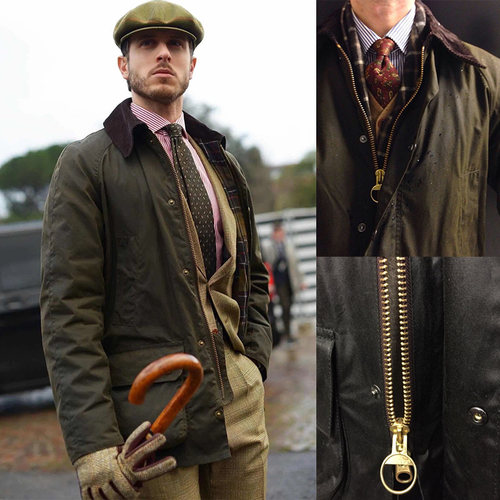 英国Barbourashby油蜡夹克外套