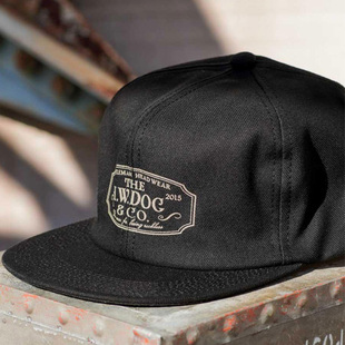 棒球帽卡车司机平檐帽hwdog工装 纯棉经典 帽 H.W.DOG THE