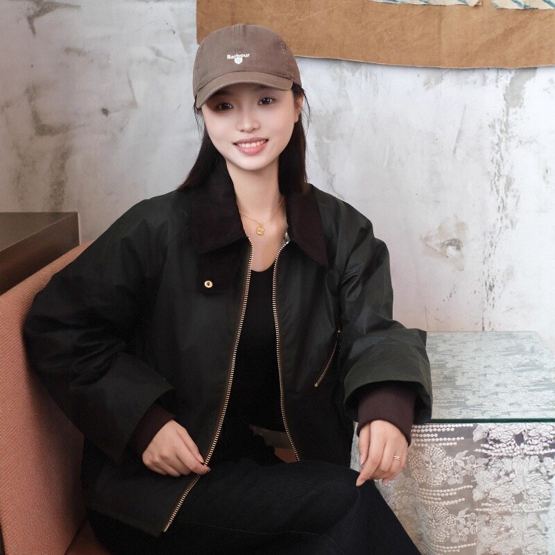 BarbourArlene女士油蜡夹克短款