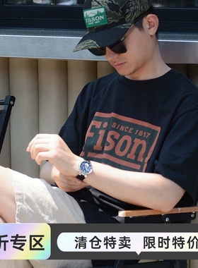 现货美产FILSON PIONEER纯棉男士工装短袖男印花圆领T恤夏季休闲