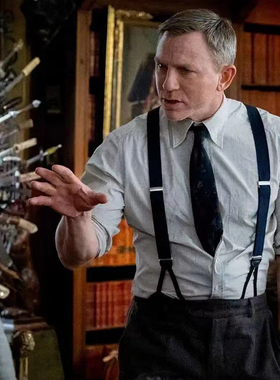 电影007无暇赴死邦德同款英国albert thurston男士背带男式夹吊带