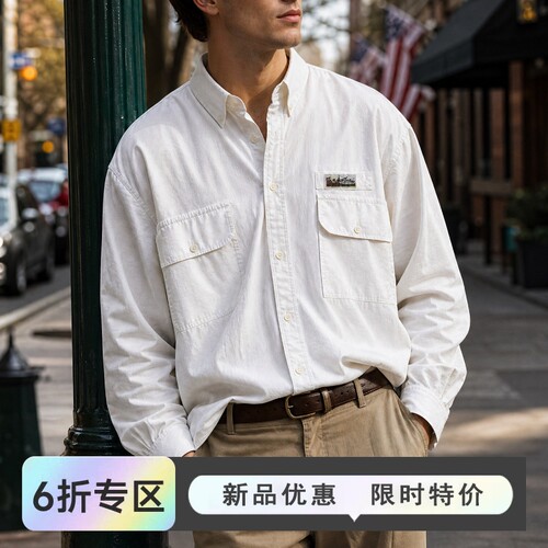 WILDTHINGS户外口袋长袖衬衫