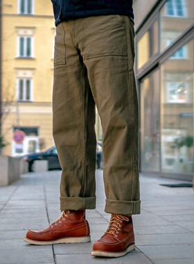SAMURAI JEANS武士SJ52BP硫化染OG107休闲裤15oz工装裤子男裤
