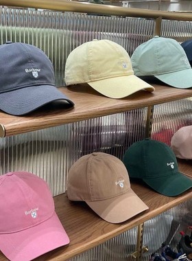 金晨 刘雯 白鹿 同款Barbour四季帽棒球帽复古鸭舌帽女太阳帽子