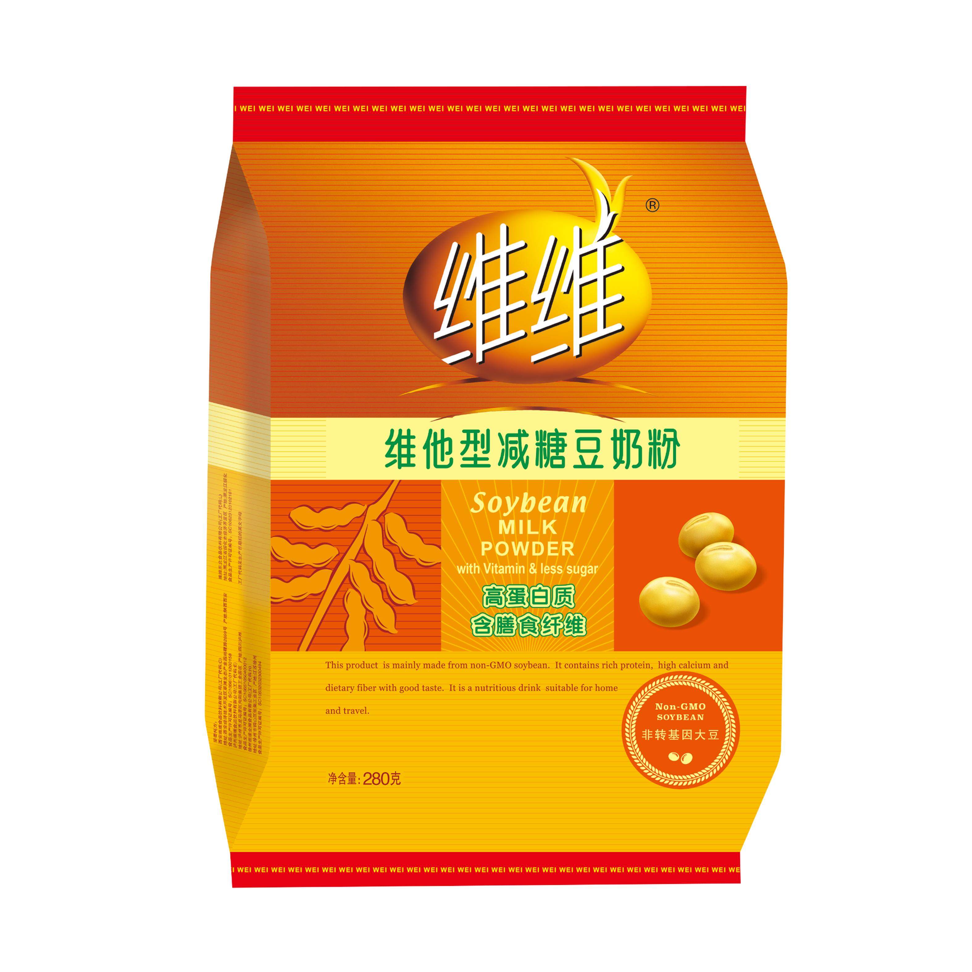 维维豆奶 维他型减糖豆奶粉280g 经典原味速溶中老年营养早餐,咖啡/麦片/冲饮,豆奶粉,淘宝优惠券,粉丝福利购,淘宝优惠卷