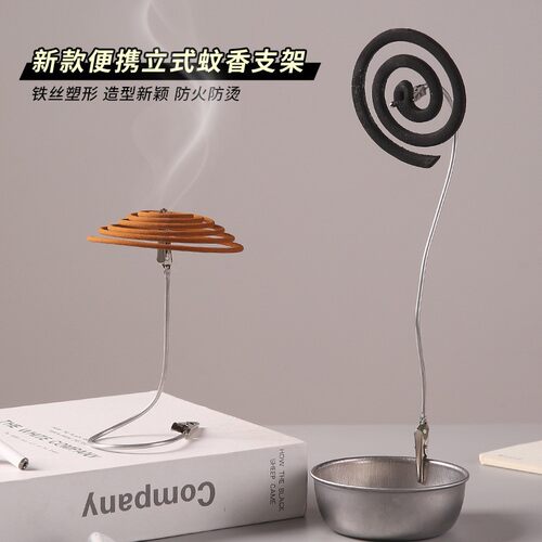 蚊香夹双头桌面便利贴夹卡片夹照片夹标签夹立式双头鳄鱼夹蚊香支