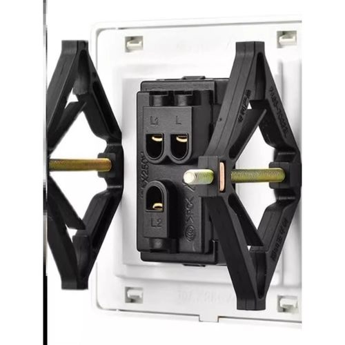 固定面墙插座卡扣丝底底盒固定器墙面面板电源支架开关内盒渐