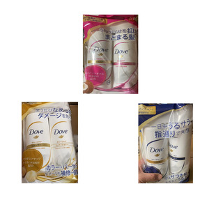 日本进口多芬空气丰盈洗发水护发素滋养水润蓬松保湿无硅油组合装