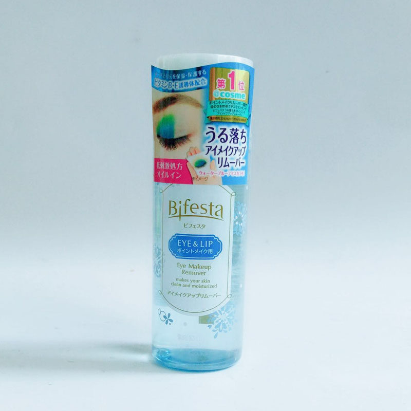 G缤若诗bifesta日本Cosmos眼唇卸妆液温和水油分离卸妆水145ml