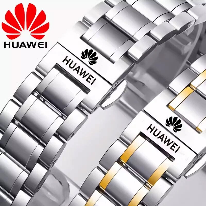 适用华为GT4/5手表带GT3华为watch5手表精钢表带watch3/4pro表链