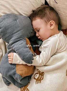安晚 恐龙无蛋壳大号 婴儿安抚玩偶宝宝陪睡公仔北欧娃娃可啃咬