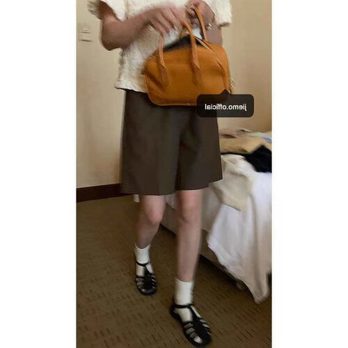 阔腿宽松显瘦西装休闲五分裤