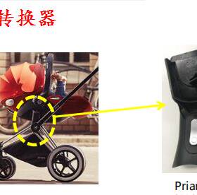 Cybex原装配件Melio/BALIOS S/MIOS/PRIAM/Coya提篮转换器适配器