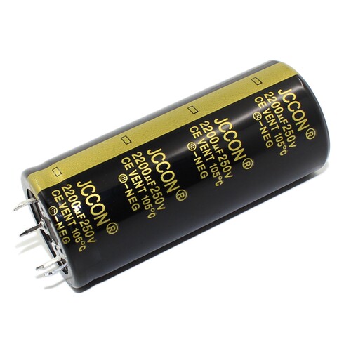 250v2200uf 250v JCCON黑金 逆变器焊机线切割电容 35x60