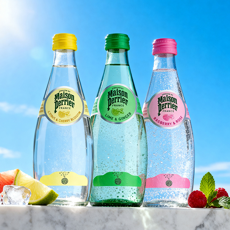 法国330ml含气矿泉水无糖