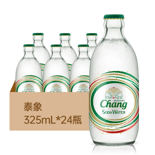 泰国进口chang泰象苏打水气泡水泰象含气家庭饮料配制饮用水325ml - 封面