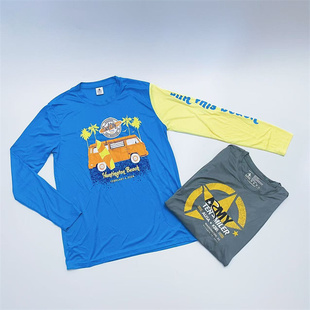 美式 T恤 马拉松赛事速干爽透气排汗轻薄跑步健身户外训练运动长袖