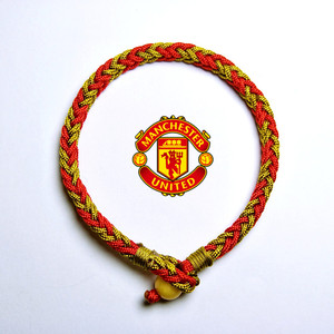 英超曼联队运动球队球迷纪念精编配色手绳情侣手链搭配服装