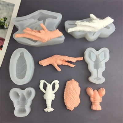 无骨鸡爪硅胶模具鸡翅龙虾仿真diy慕斯蛋糕造型酒店菜品摆盘模具