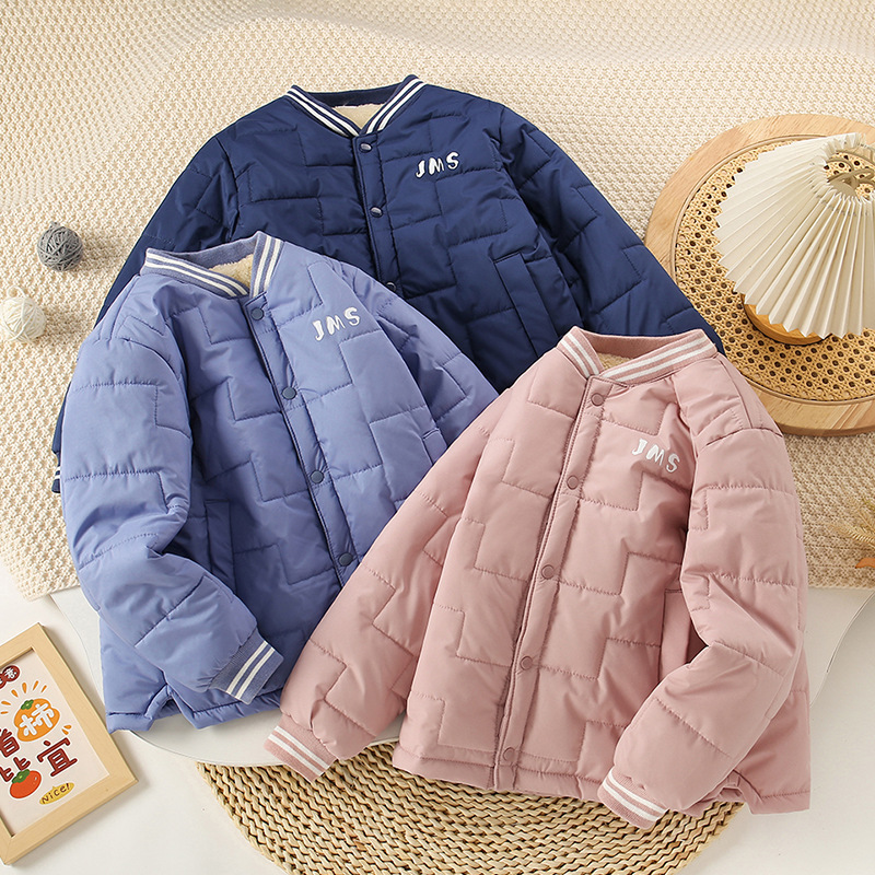 儿童小学生保暖校服棉袄内胆加绒