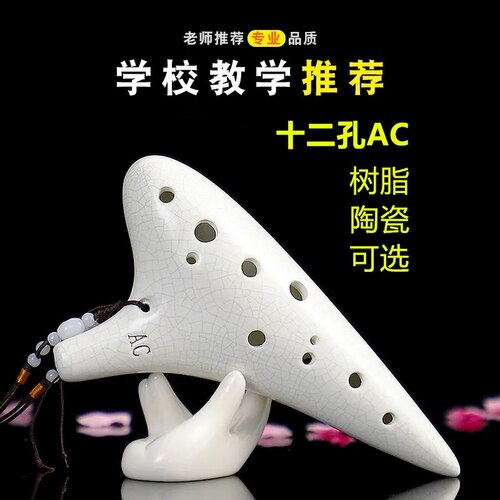 初中生小学生专用12孔ac陶笛