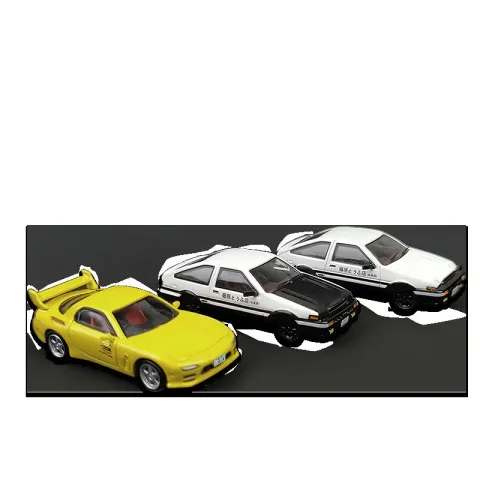 :丰田合金TM1头文字D汽车模型仿真闭64灯AE86版