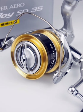 SHIMANO禧玛诺 super aero spinjoy 沙滩远投轮双线杯带泄力猫鱼