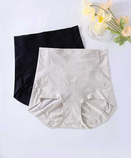 冰感透气抗菌双层收腹裤 领仙871 裤 女士薄款 蚕丝底档 两件装