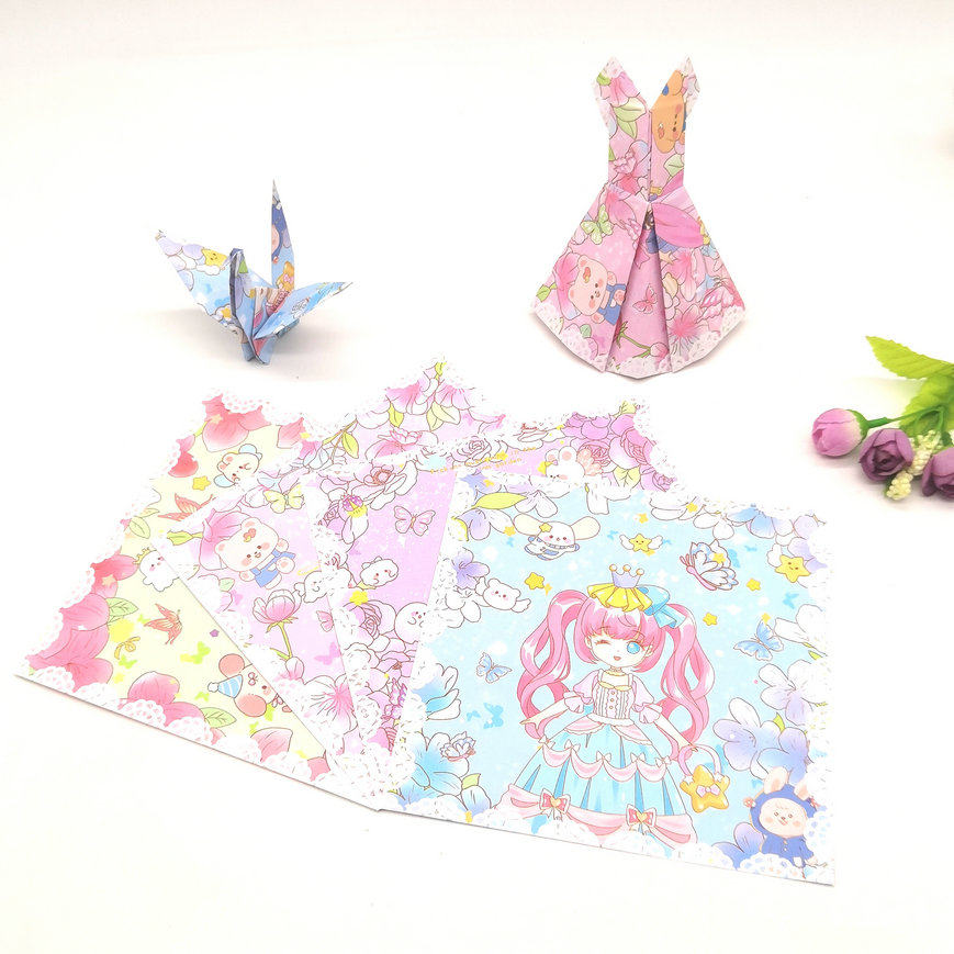 正方形卡通仙子千纸鹤折纸手工制作彩纸,文具电教/文化用品/商务用品,折纸/手工纸/衍纸,淘宝优惠券,粉丝福利购,淘宝优惠卷