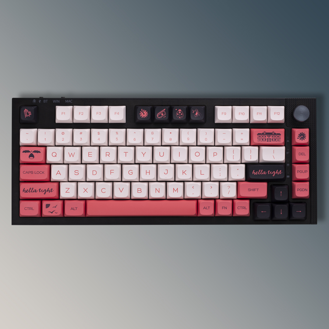 ESC C75客制化机械键盘套件gasket结构三模无线蓝牙RGB热拔插静音