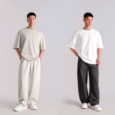 80支长绒棉云朵肤感丝光T恤 170g轻薄透气亲肤 丝网印花工艺 3色