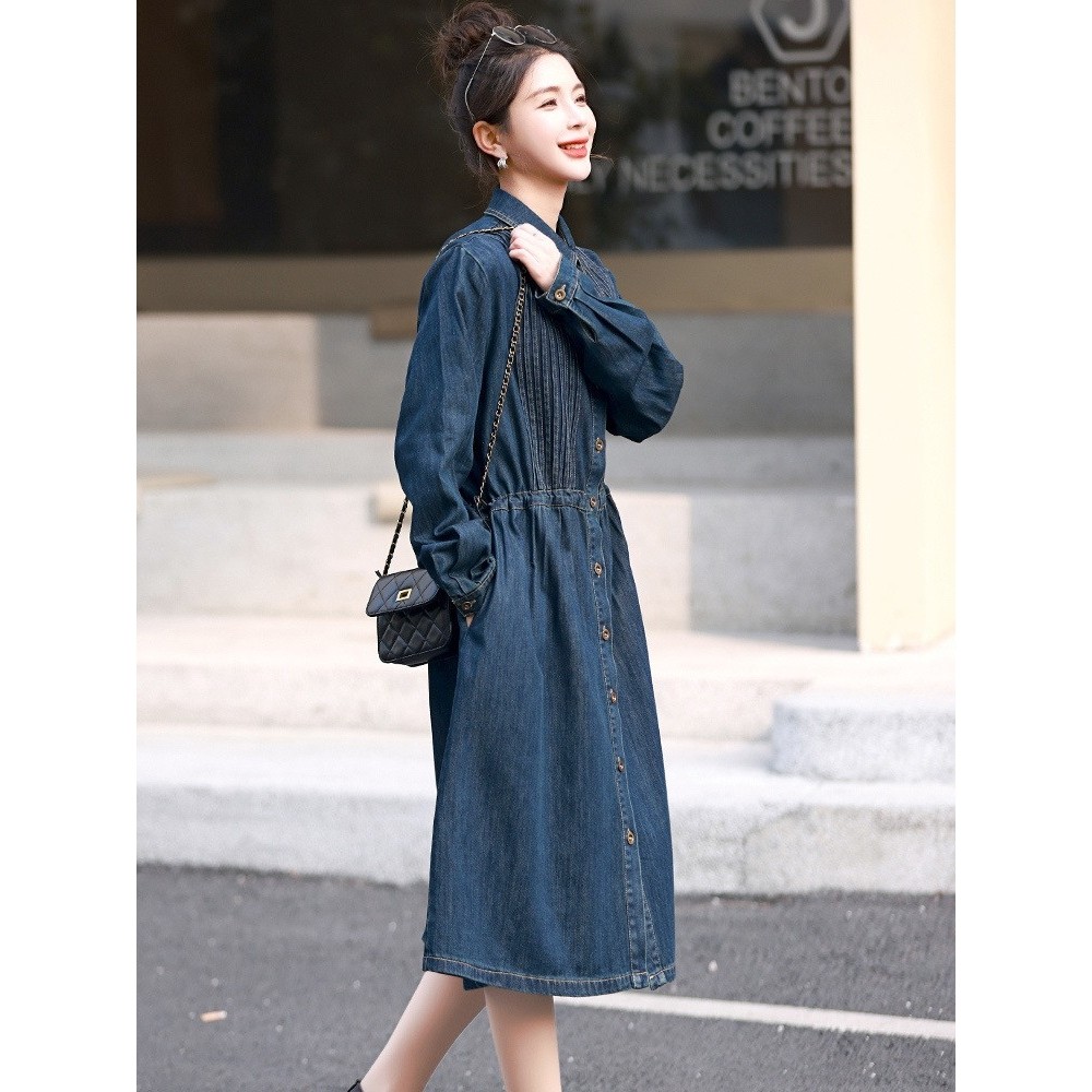 官网女装夏易菲牛仔连衣裙女2026年春季上新短袖气质时尚优雅收腰,女装/女士精品,连衣裙,淘宝优惠券,粉丝福利购,淘宝优惠卷