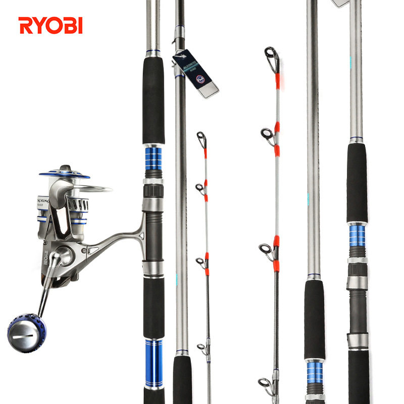 RYOBI海钓王深海钓竿套装全金属远投杆fuji富士A环船钓竿枪直柄竿在类目 户外/登山/野营/旅行用品, 垂钓装备, 钓竿中 - 来自Buy2taobao.com提供专业的淘宝代购服务