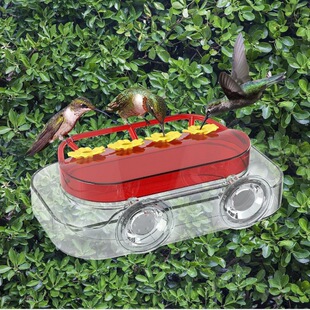 窗户蜂鸟喂食器 Window Hummingbird Feeders 新款吸盘蜂鸟喂水器