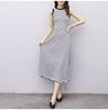 2019 Spring and summer new pattern Korean Edition black and white stripe Sleeveless T-shirt dress Self cultivation Show thin have more cash than can be accounted for Dress Women 1
