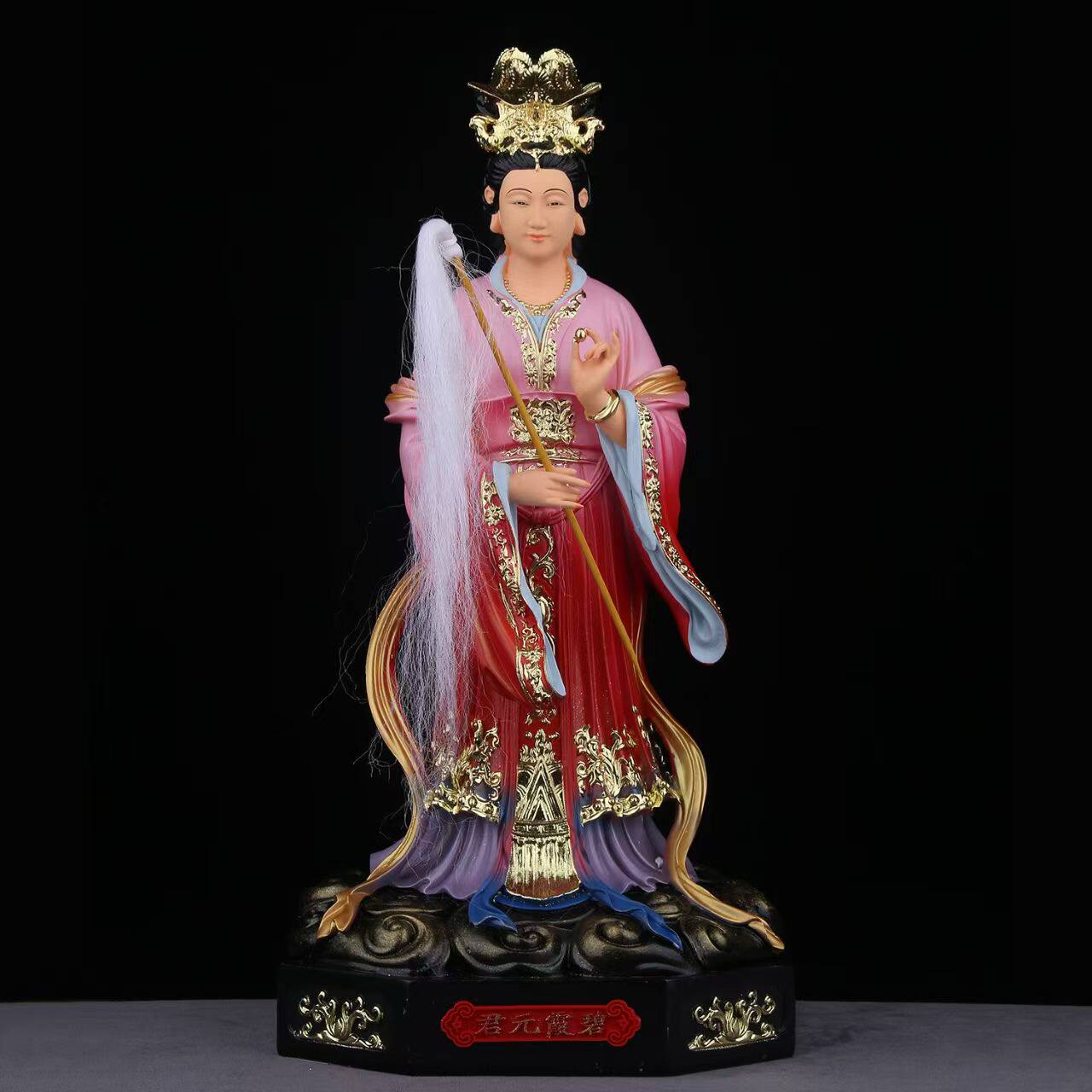 碧霞元君神像家用供奉泰山奶奶娘娘像体佛像圣母佛堂居家客厅摆件