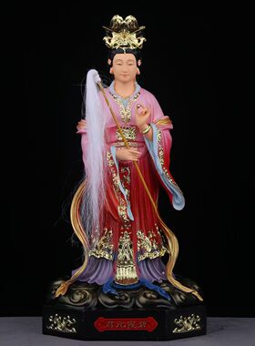 碧霞元君神像家用供奉泰山奶奶娘娘像体佛像圣母佛堂居家客厅摆件