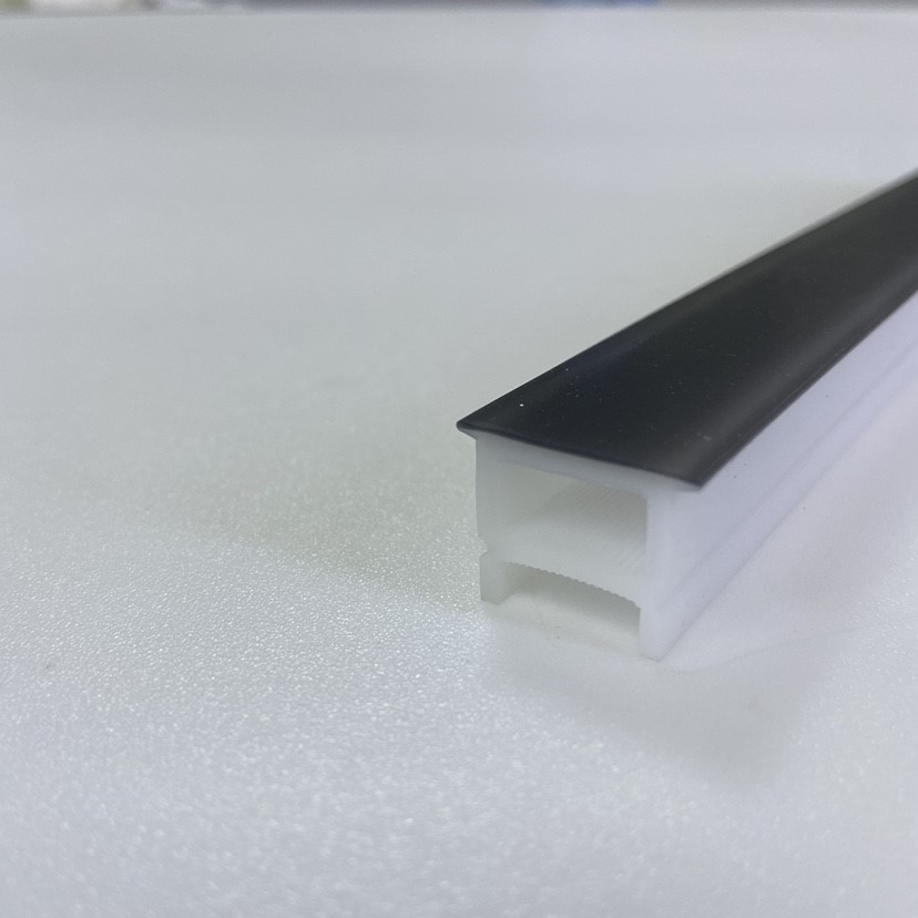 LED免穿黑色灰色硅胶面罩带边硅