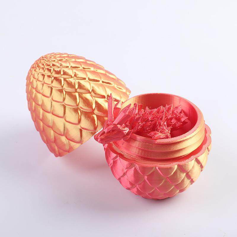 。3d打印龙2025新款儿童玩具大龙手办龙蛋模型玩偶桌摆件中国关节