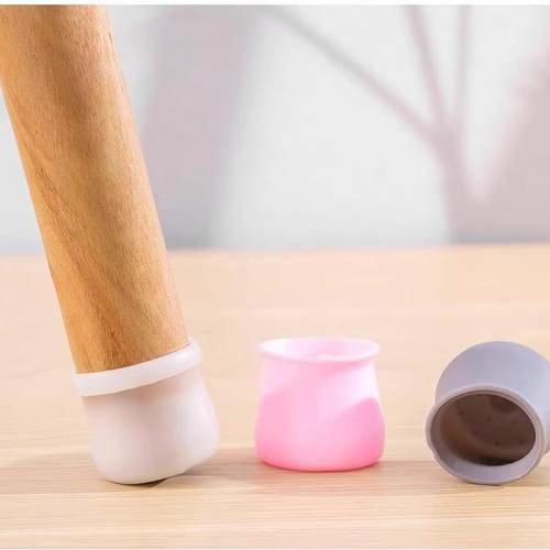 。8个桌椅子脚垫静音耐磨矽胶保护套餐椅脚垫凳子腿套防滑凳子脚