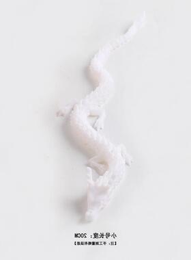 。粉红色马卡龙3D打印龙玩具十二生肖饰品女孩中国龙宝宝龙迷你龙