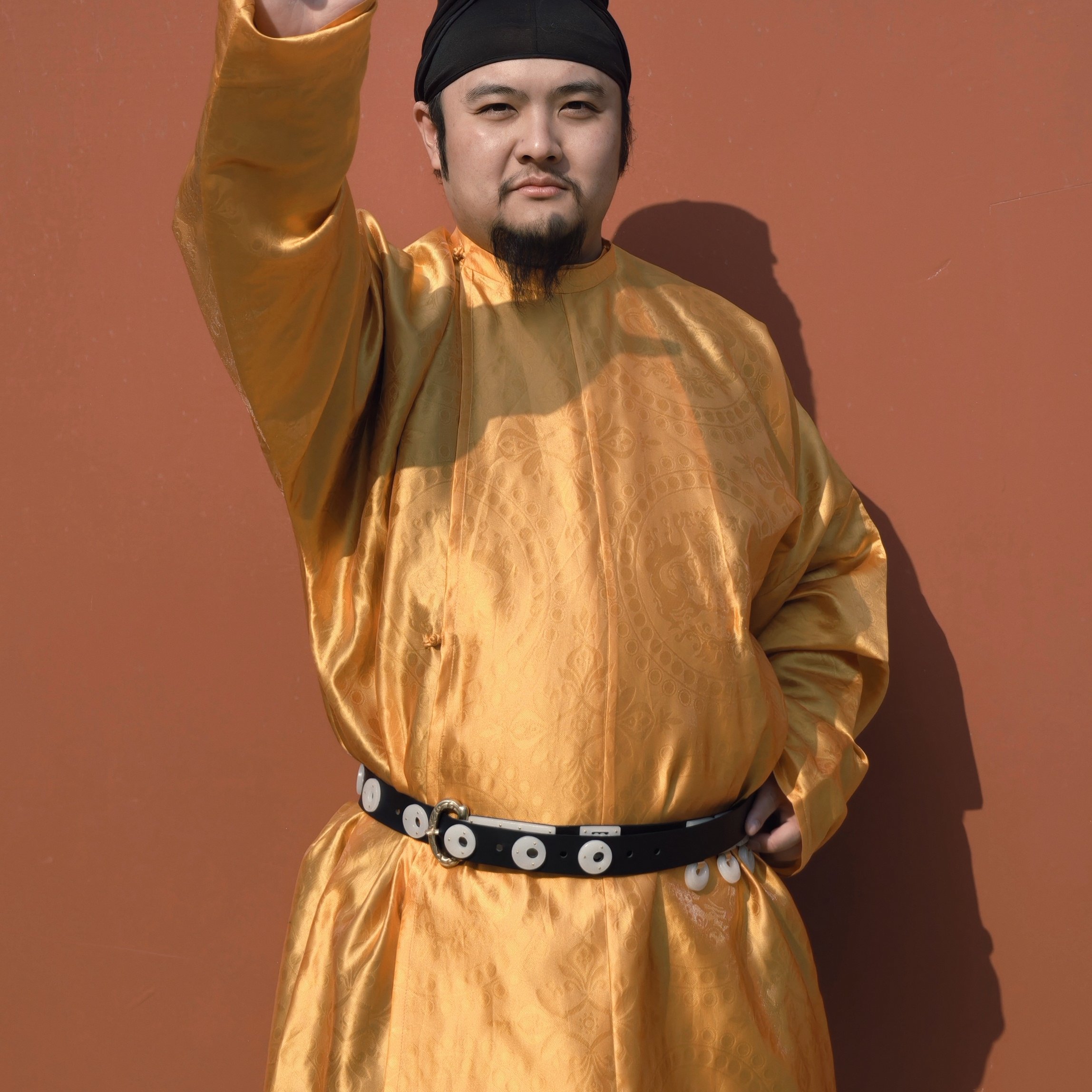 良造坊 隋唐革带 北周革带 汉服配饰腰带 cosplay男装超纤革牛皮