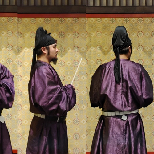 良造坊 仿何家村出土 白玉狮纹腰带 汉服配饰