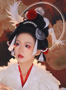 良造坊 超轻光相发光圈 敦煌飞天佛像背光汉服束发拍照观音发光盘