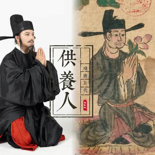 良造坊 军容头 含帽翅可拆卸一体式幞头太平年 唐圆领 汉服配饰