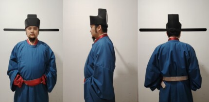 良造坊宋初幞头唐圆领袍宋公服帽翅可拆卸旋转