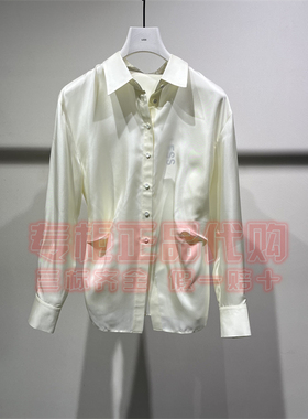 现货 LESS 2026春季新款 正品国内代购 2Q2210040 桑蚕丝衬衣1995